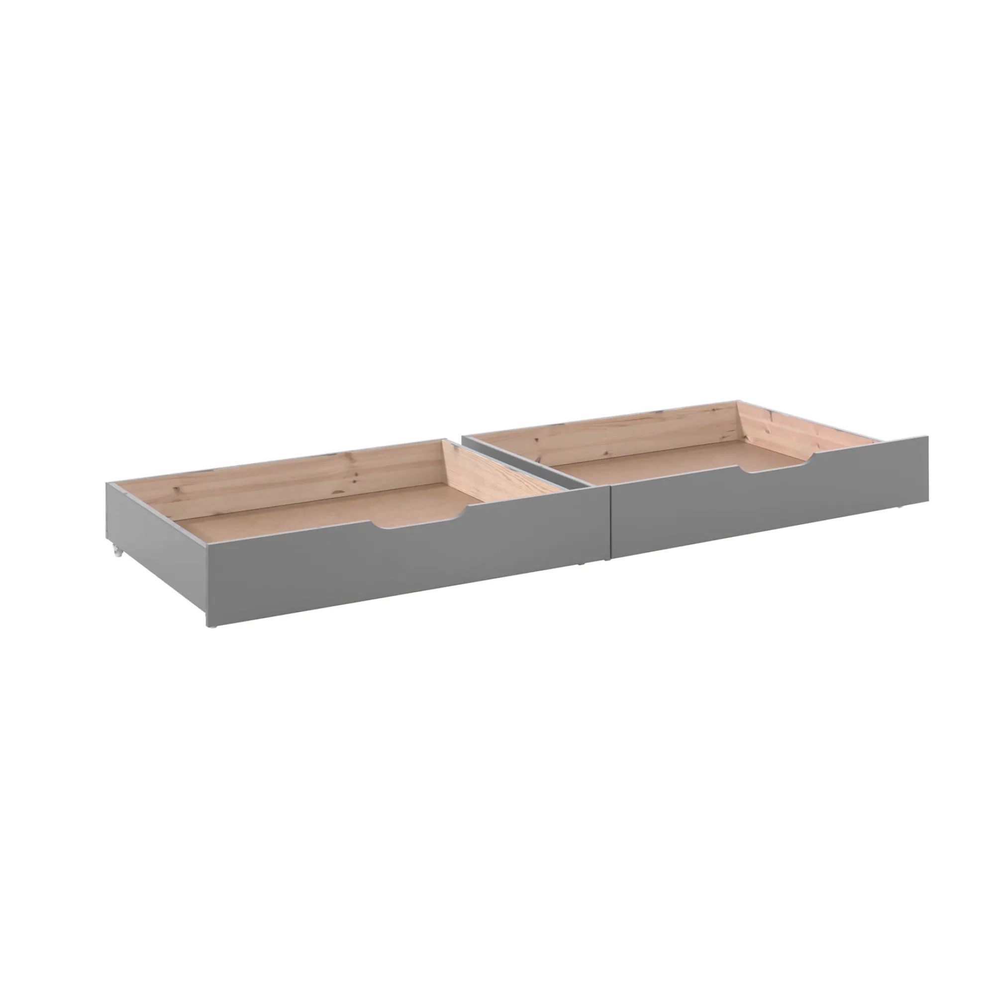 Kinderkameraccessoires^Huisenthuis 2 Lades Charlie Grijs