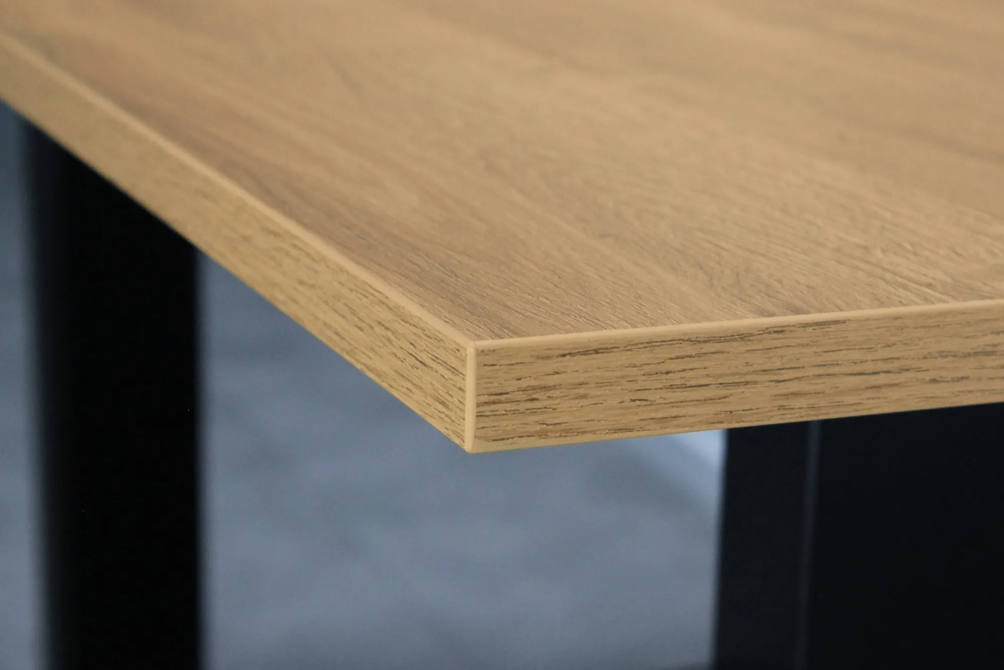 Bureaus^Huisenthuis Aanbouwtafel Ergonoma Eiken Eiken, Zwart