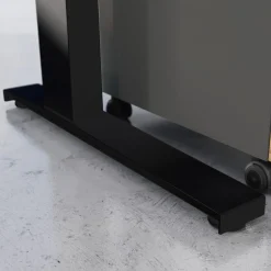 Bureaus^Huisenthuis Aanbouwtafel Ergonoma Eiken Eiken, Zwart