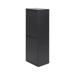 Woonaccessoires^Huisenthuis Afvalscheider Albert Zwart 2-bakken