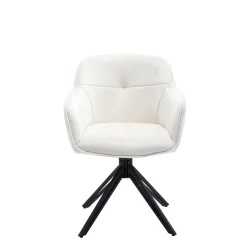 Eetkamerstoelen^Huisenthuis Armstoel Adele Beige