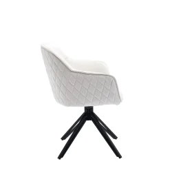 Eetkamerstoelen^Huisenthuis Armstoel Adele Beige