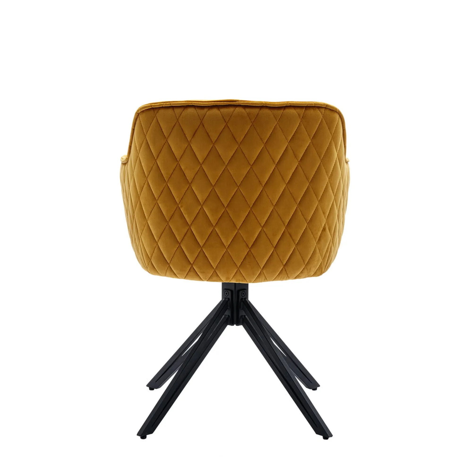 Eetkamerstoelen^Huisenthuis Armstoel Adele Geel