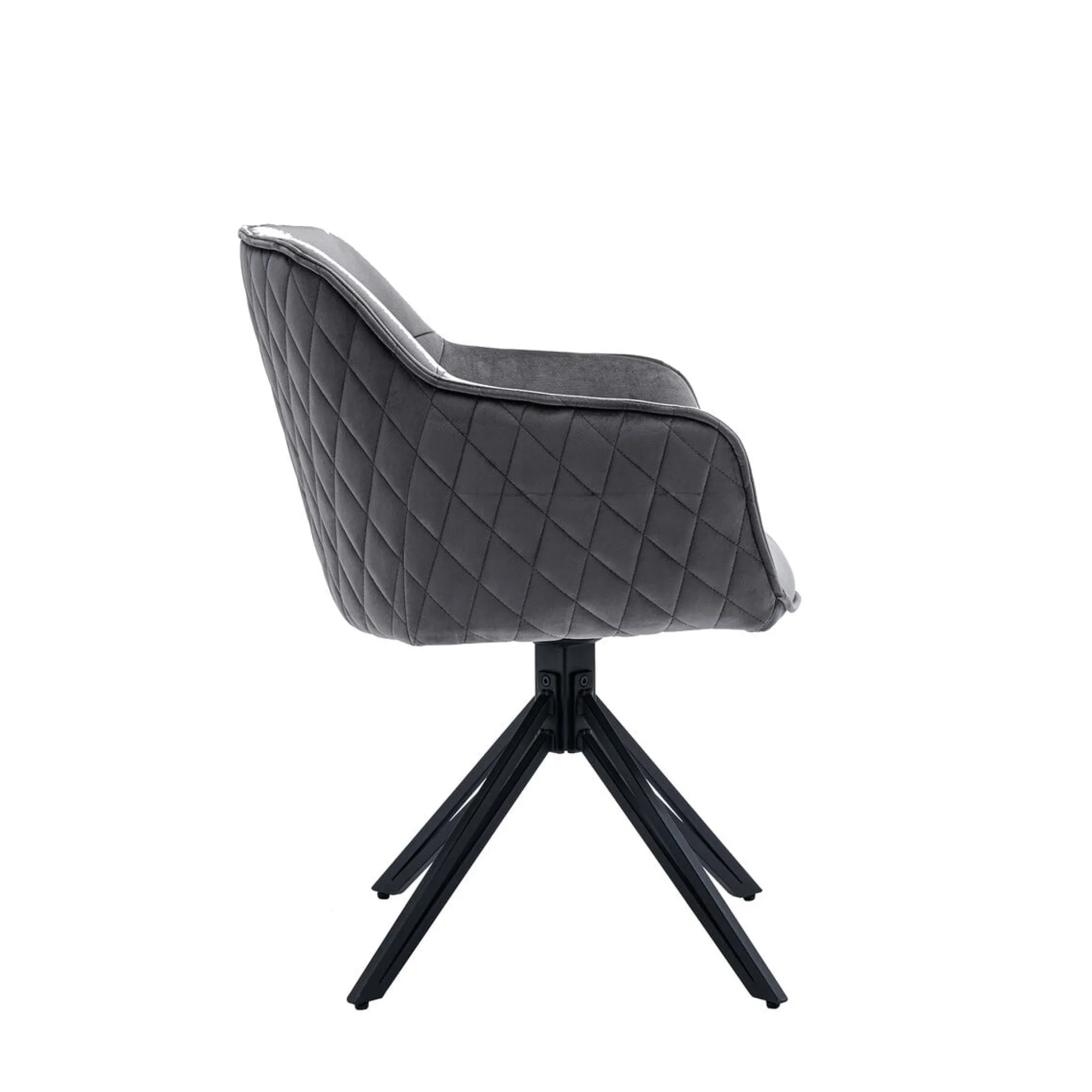 Eetkamerstoelen^Huisenthuis Armstoel Adele Grijs