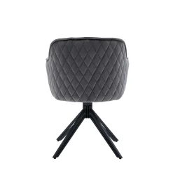Eetkamerstoelen^Huisenthuis Armstoel Adele Grijs