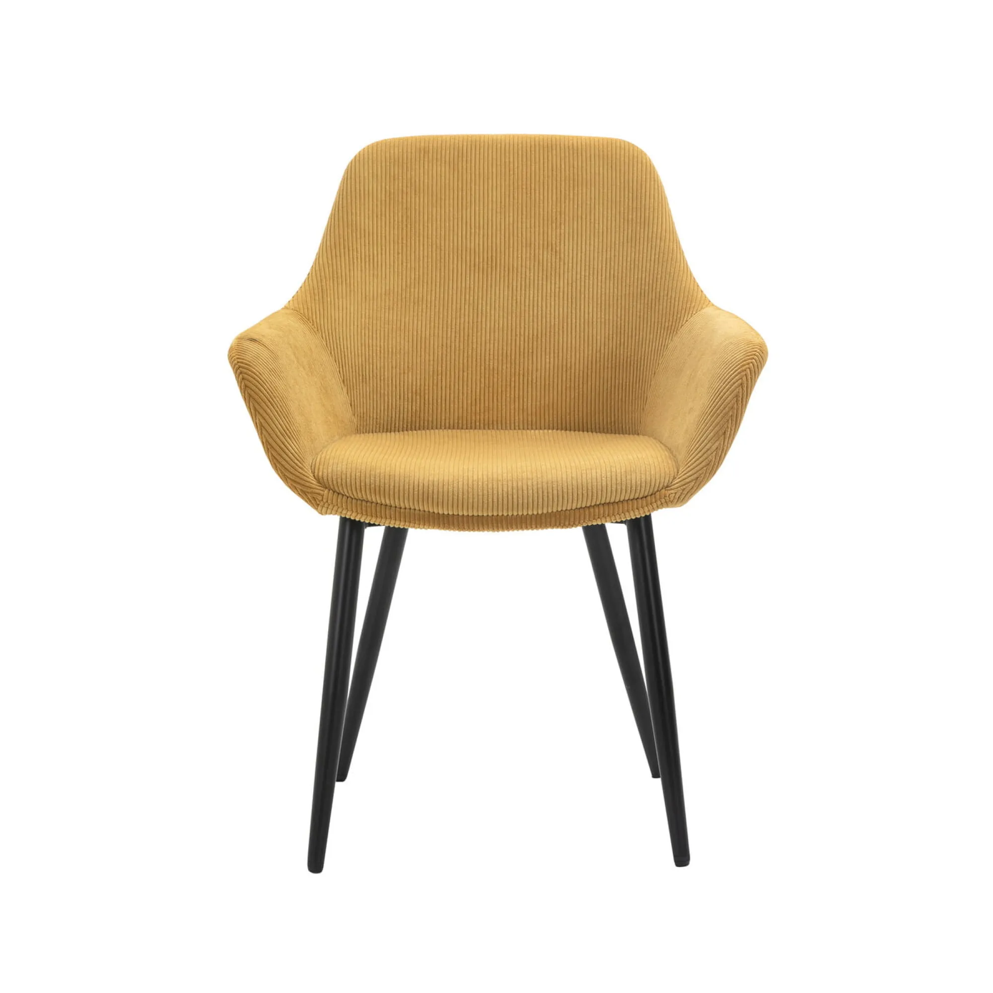 Eetkamerstoelen^Huisenthuis Armstoel Amine – Set van 2 Goud