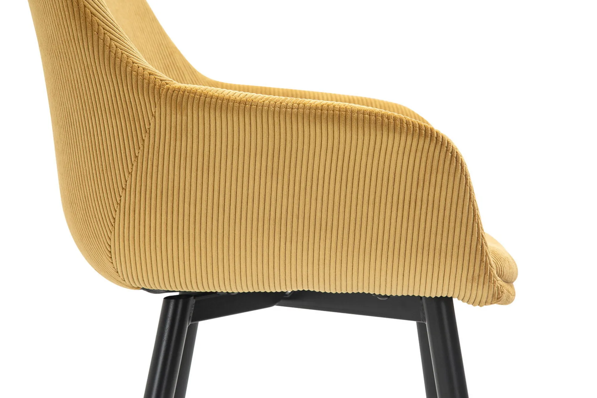 Eetkamerstoelen^Huisenthuis Armstoel Amine – Set van 2 Goud