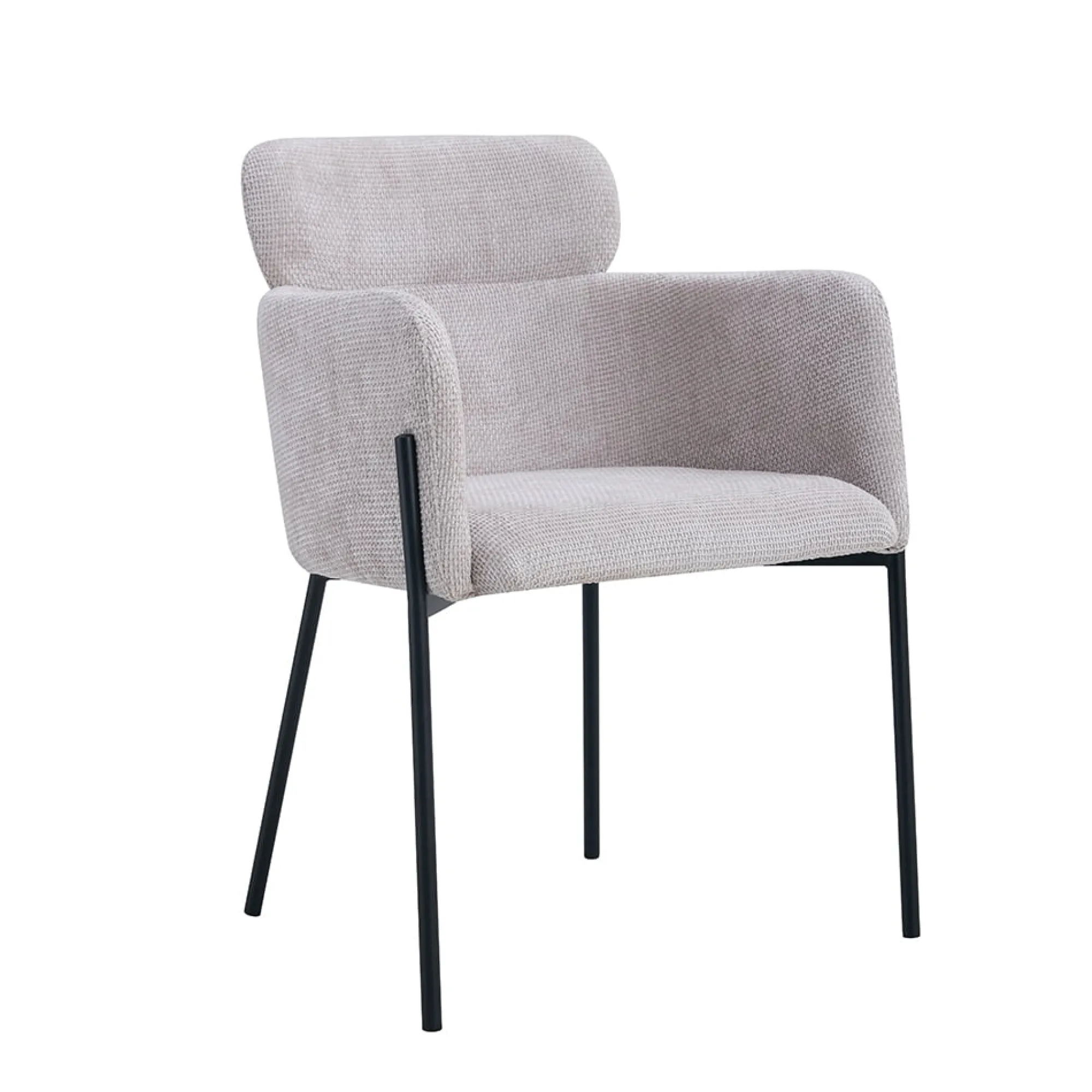 Eetkamerstoelen^Huisenthuis Armstoel Anneloes Beige – Set van 2
