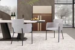 Eetkamerstoelen^Huisenthuis Armstoel Anneloes Beige – Set van 2