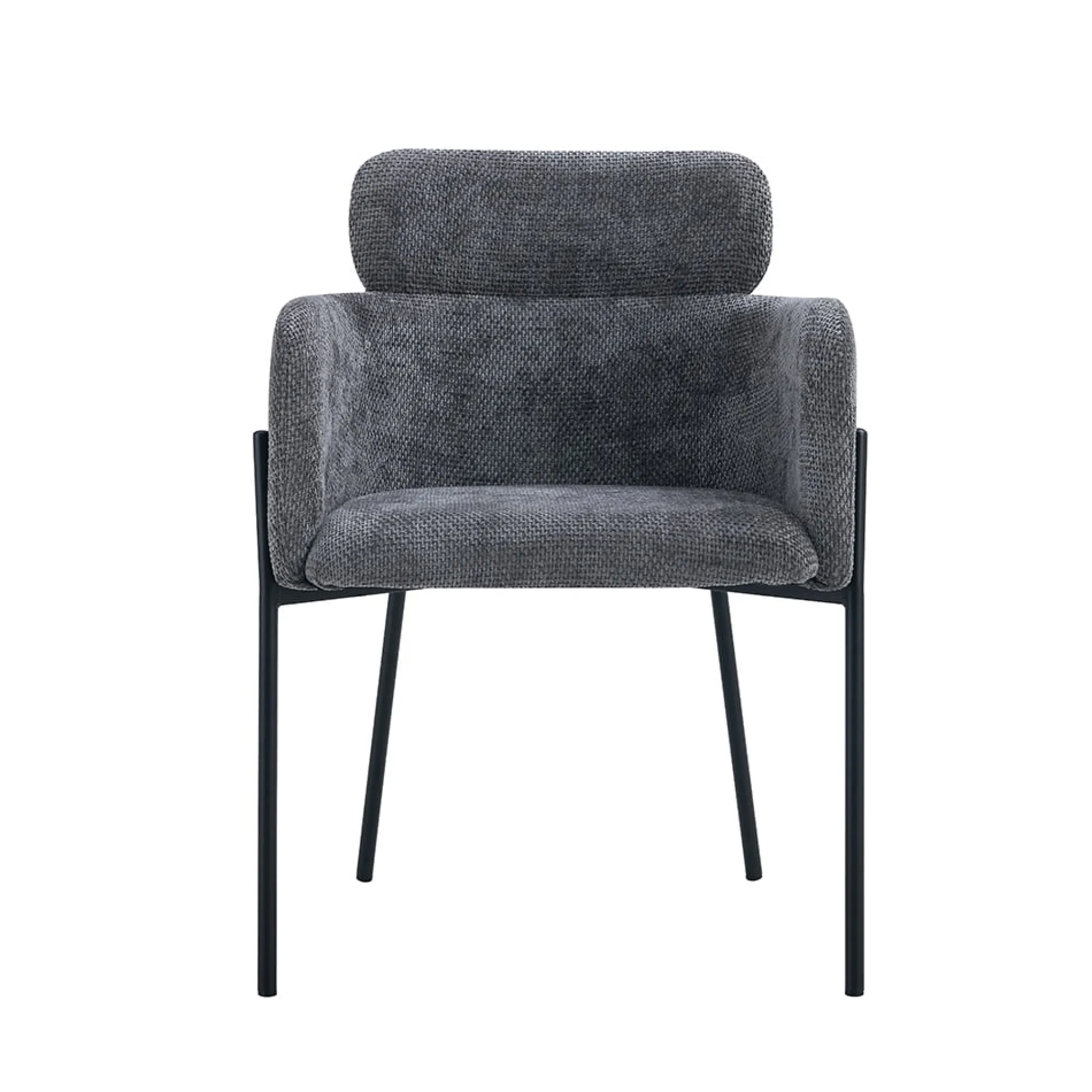 Eetkamerstoelen^Huisenthuis Armstoel Anneloes Grijs – Set van 2