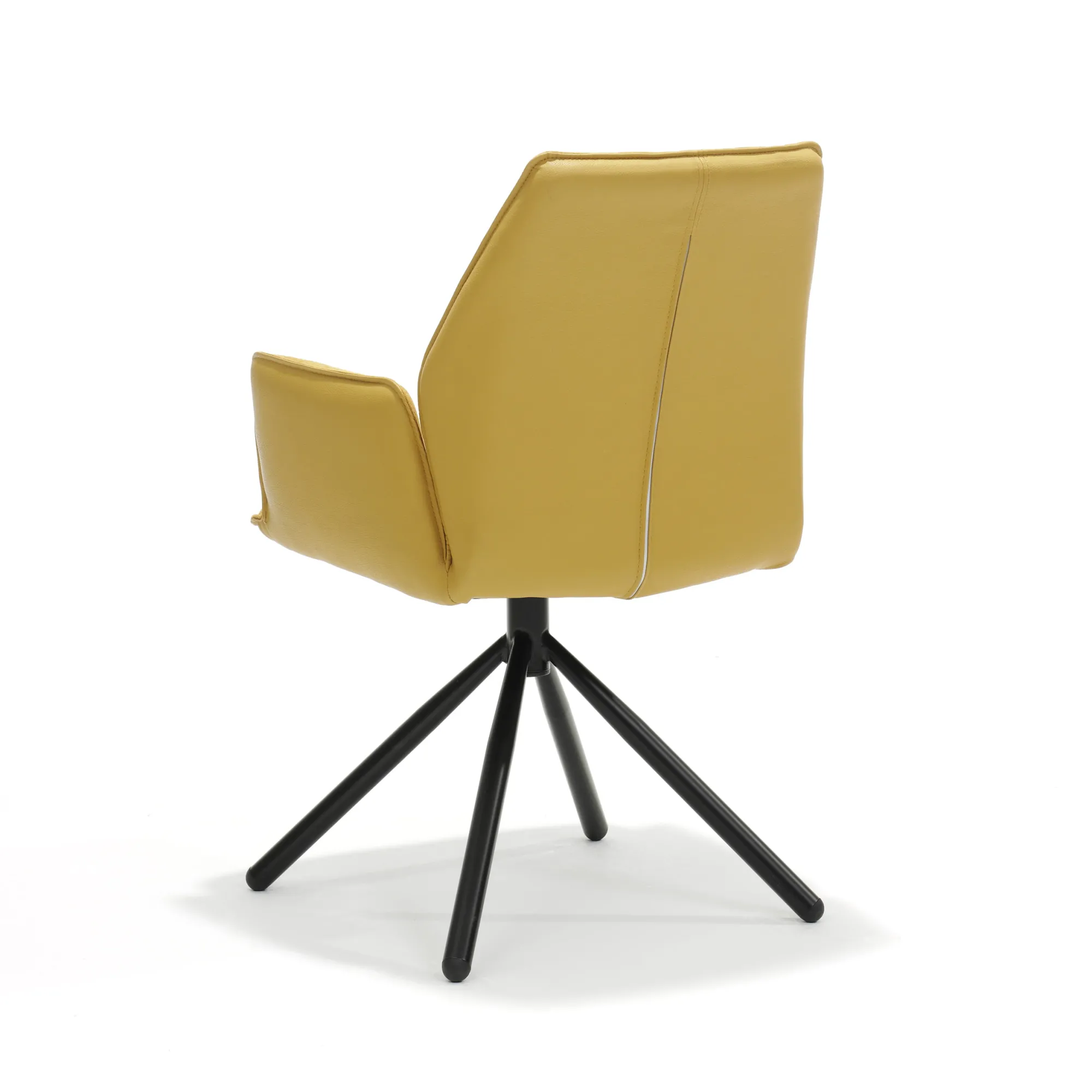 Eetkamerstoelen^Huisenthuis Armstoel Anouk – Set van 2 Oker