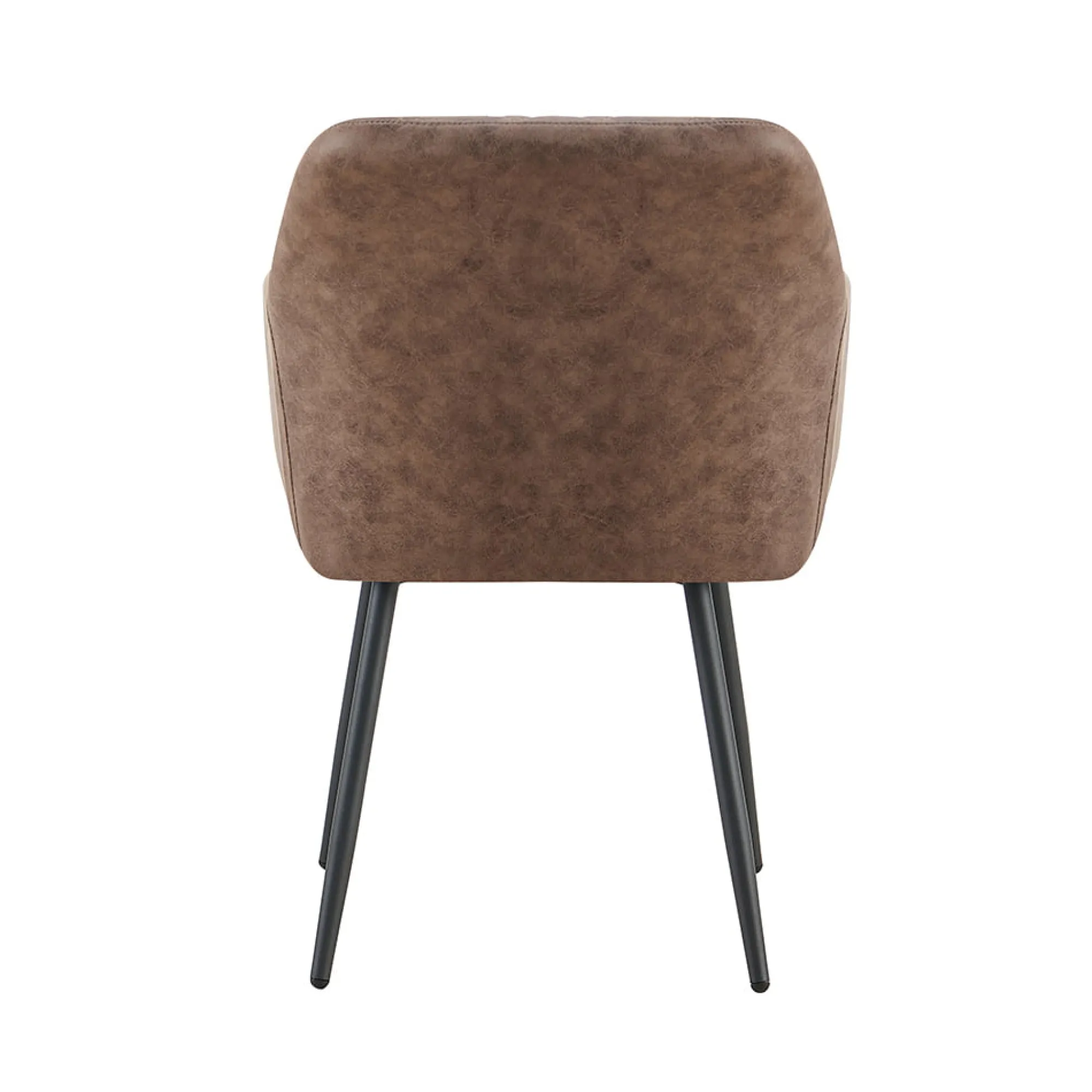 Eetkamerstoelen^Huisenthuis Armstoel Arno Bruin – Set van 2