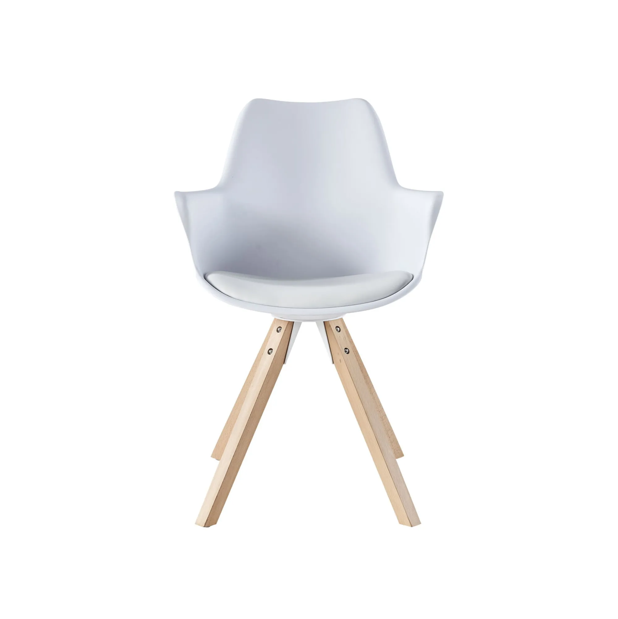 Eetkamerstoelen^Huisenthuis Armstoel Billie – Set van 2 Wit