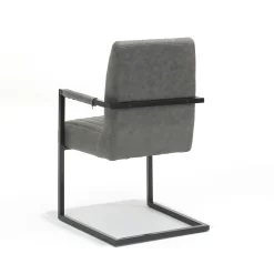 Eetkamerstoelen^Huisenthuis Armstoel Chloe – Set van 2 Steel