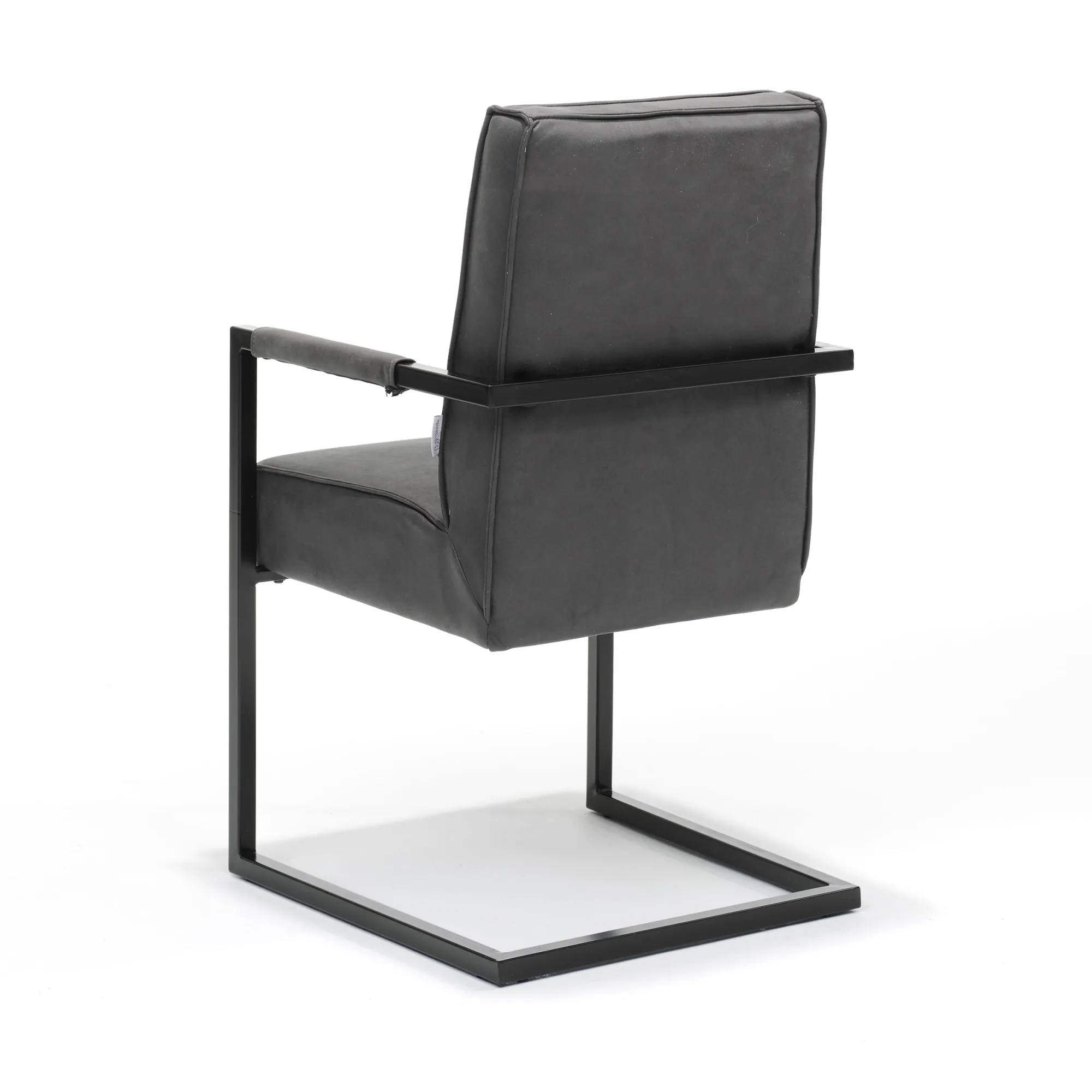 Eetkamerstoelen^Huisenthuis Armstoel Floor – Set van 2 Antraciet