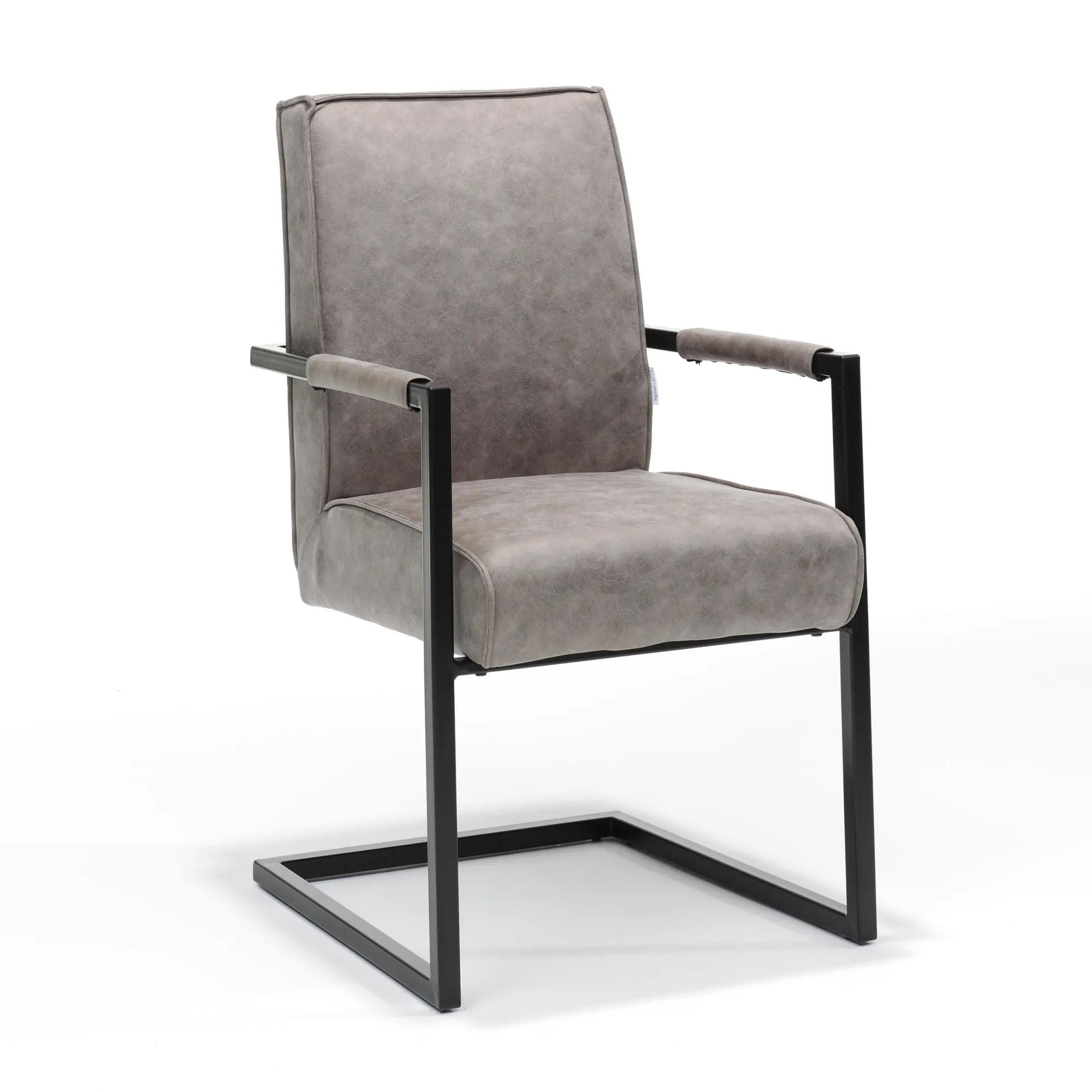 Eetkamerstoelen^Huisenthuis Armstoel Floor – Set van 2 Pebble