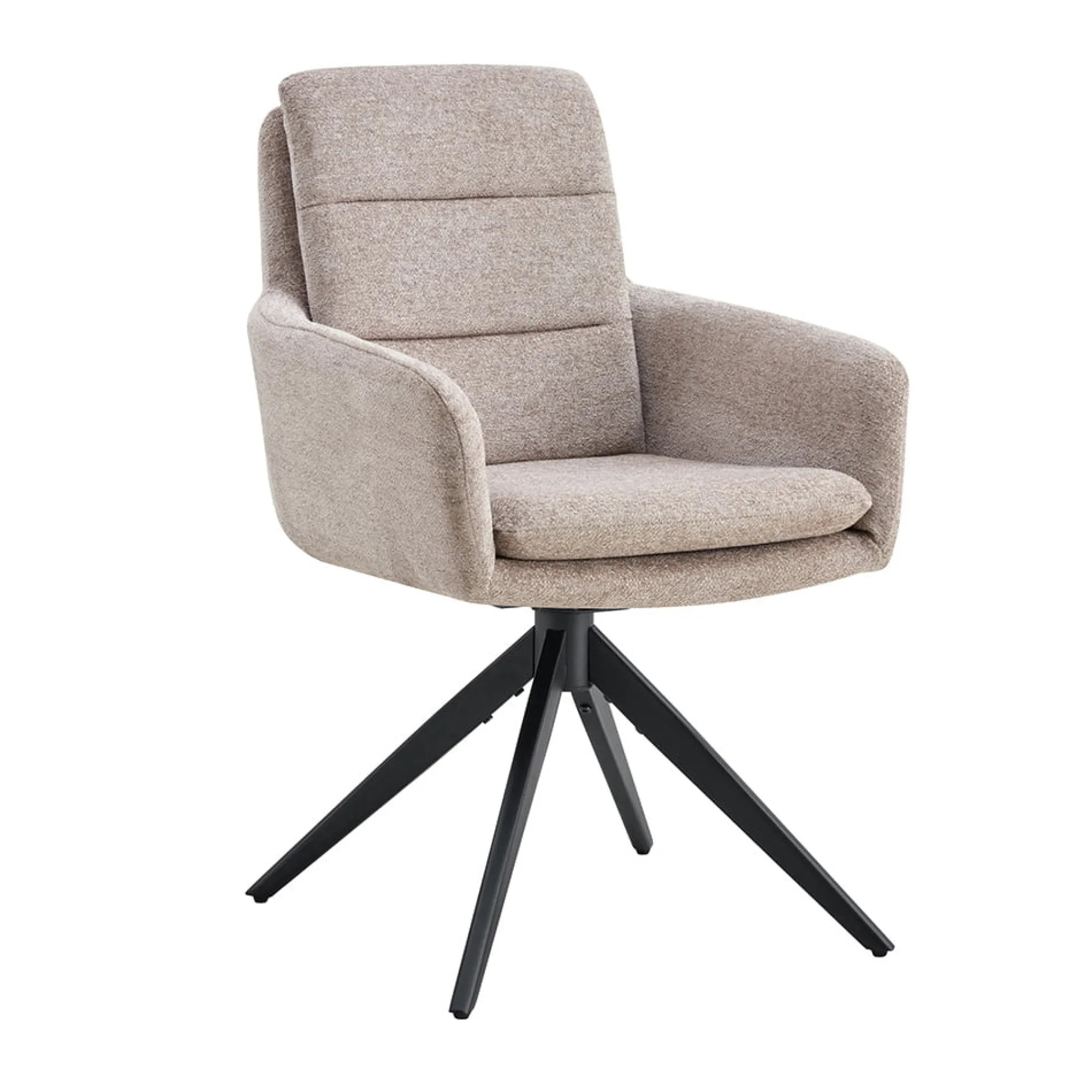 Eetkamerstoelen^Huisenthuis Armstoel Irma Lichtgrijs – Set van 2
