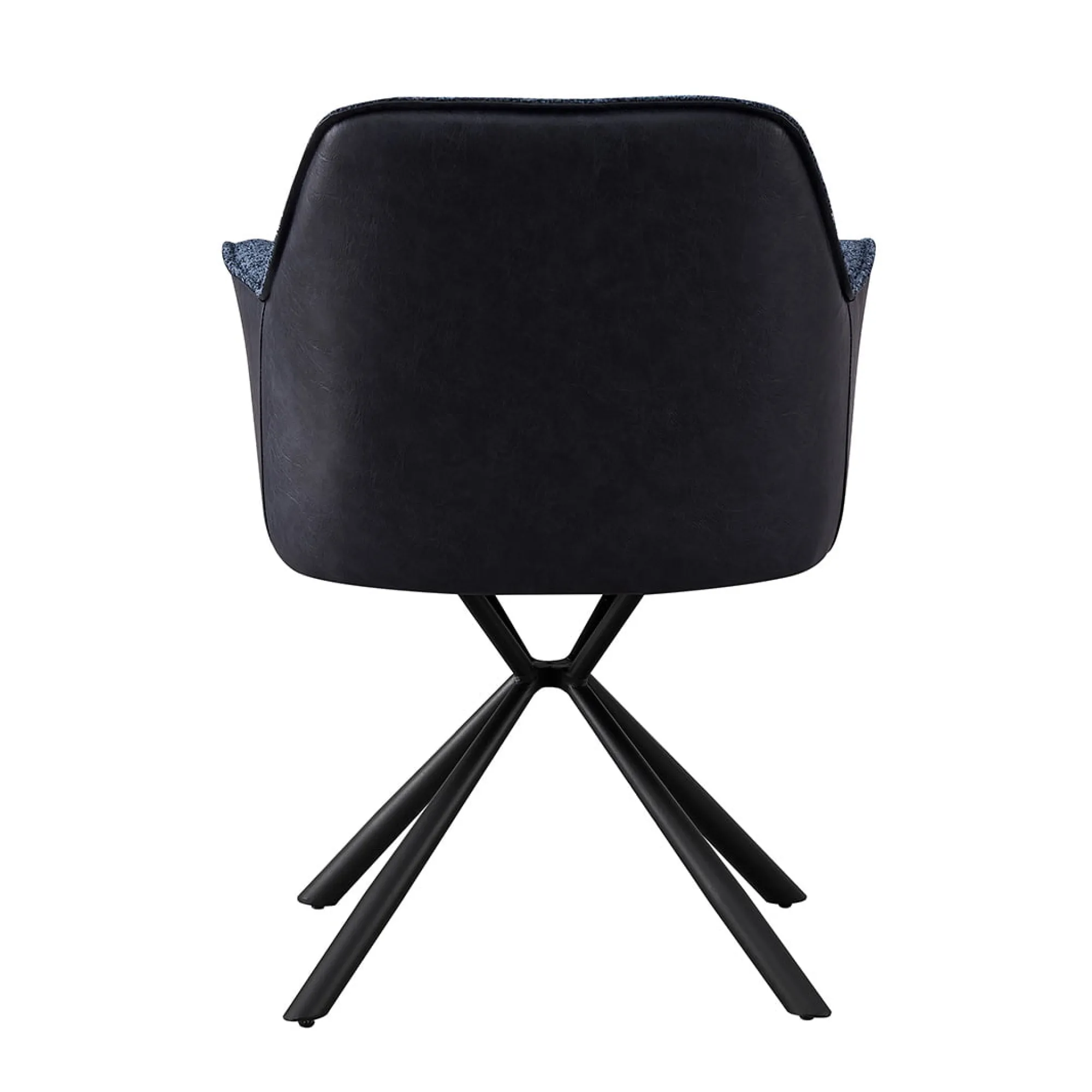 Eetkamerstoelen^Huisenthuis Armstoel Jan Bouclé – Set van 2 Blauw