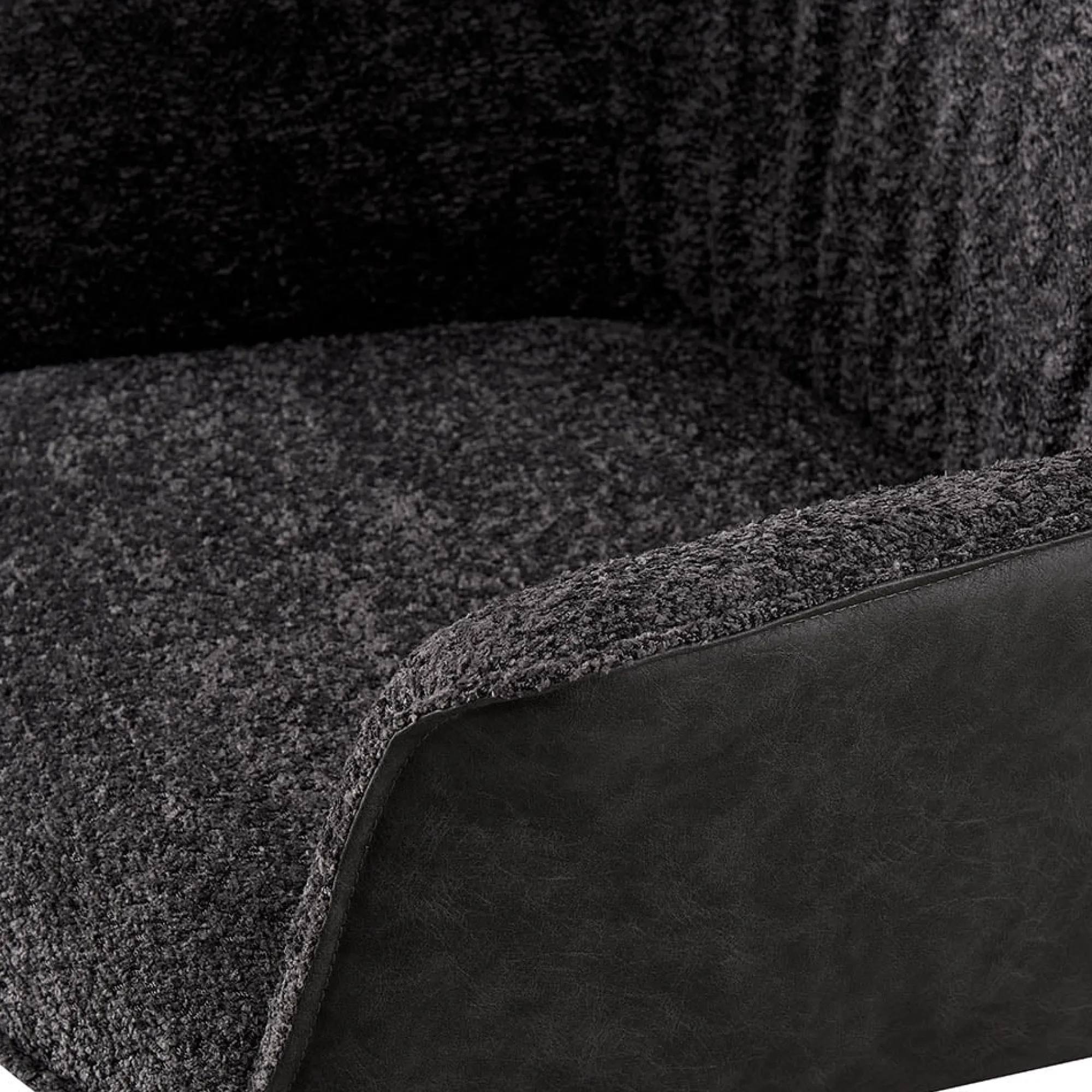Eetkamerstoelen^Huisenthuis Armstoel Jan Bouclé – Set van 2 Lichtgrijs
