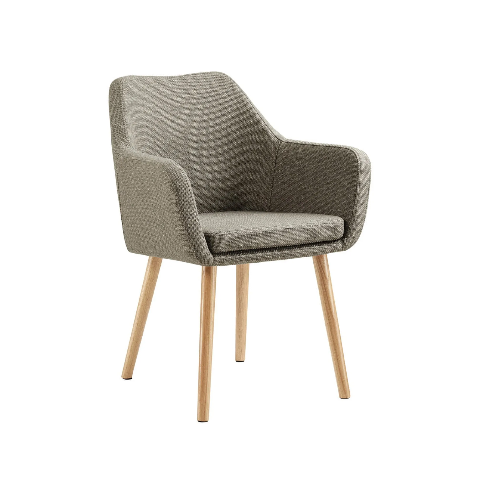 Eetkamerstoelen^Huisenthuis Armstoel Jonne Bruin