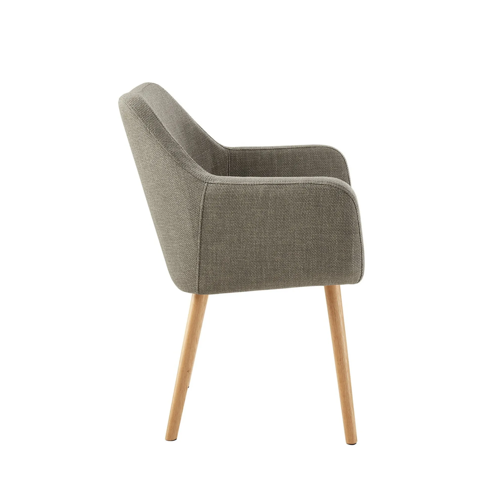 Eetkamerstoelen^Huisenthuis Armstoel Jonne Bruin