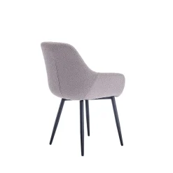 Eetkamerstoelen^Huisenthuis Armstoel Kate Bouclé – Set van 2 Taupe