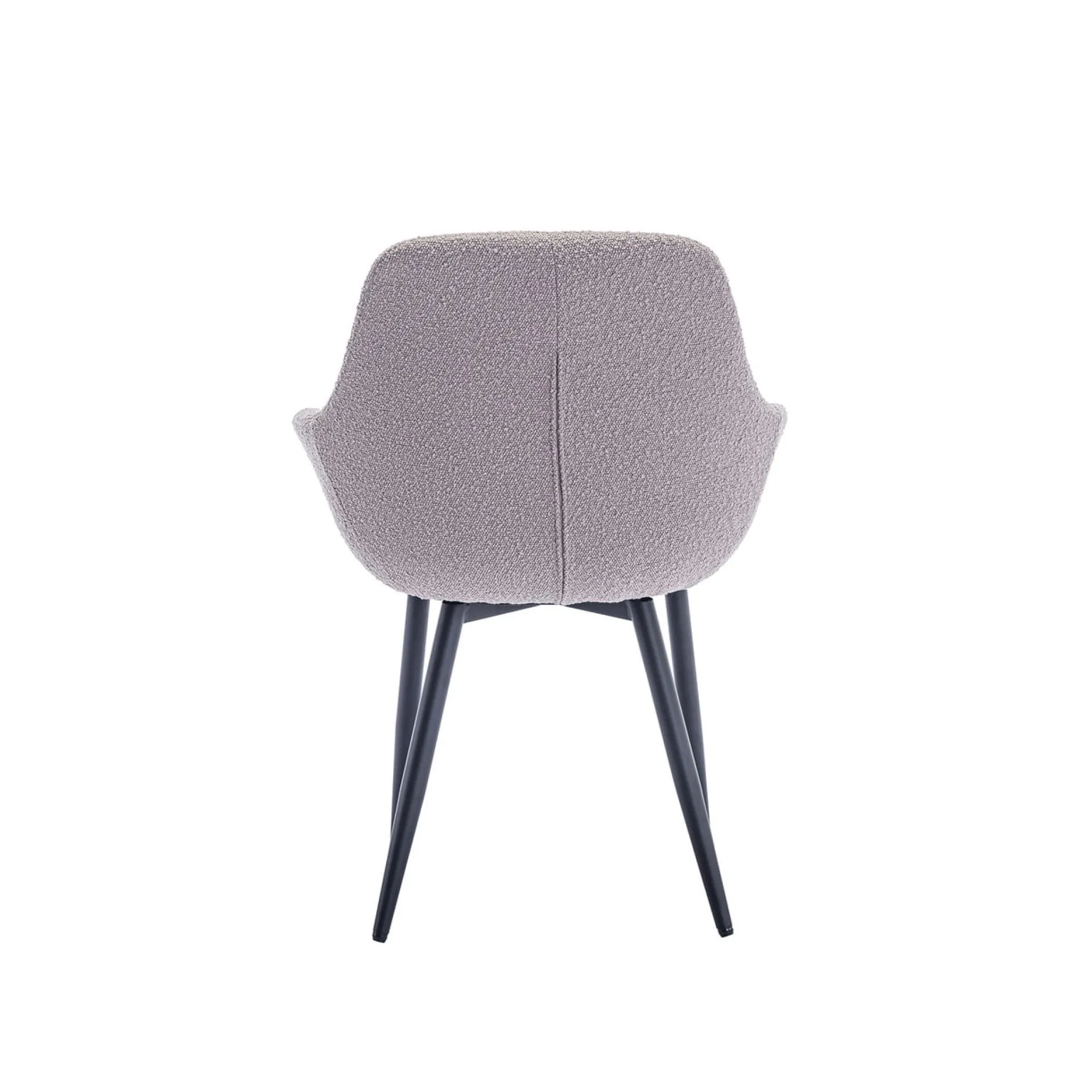 Eetkamerstoelen^Huisenthuis Armstoel Kate Bouclé – Set van 2 Taupe
