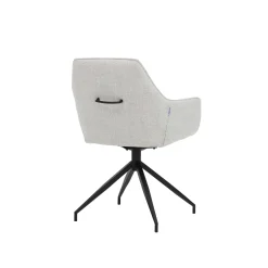 Eetkamerstoelen^Huisenthuis Armstoel Katie Ivoor – Set van 2