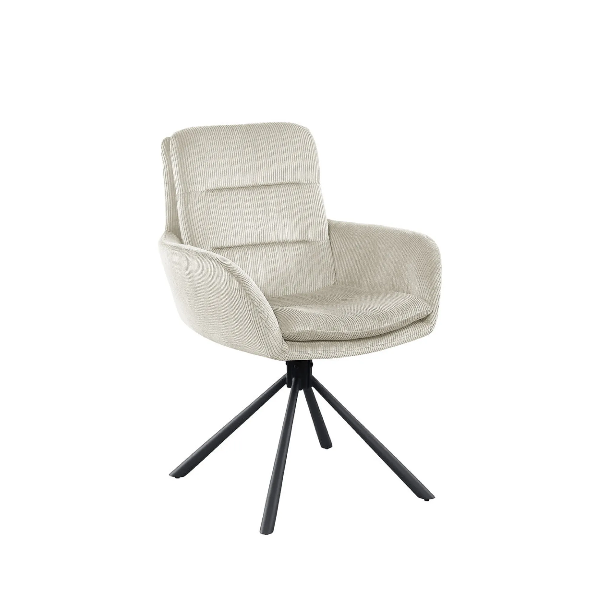 Eetkamerstoelen^Huisenthuis Armstoel Liora Beige