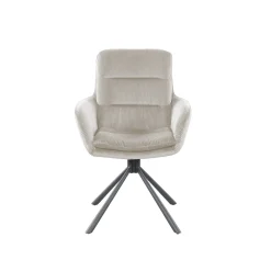 Eetkamerstoelen^Huisenthuis Armstoel Liora Beige