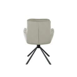 Eetkamerstoelen^Huisenthuis Armstoel Liora Beige