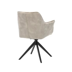 Eetkamerstoelen^Huisenthuis Armstoel Mirre – Set van 2 Lever