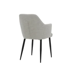 Eetkamerstoelen^Huisenthuis Armstoel Mona Natural Teddy – Set van 2 Beige