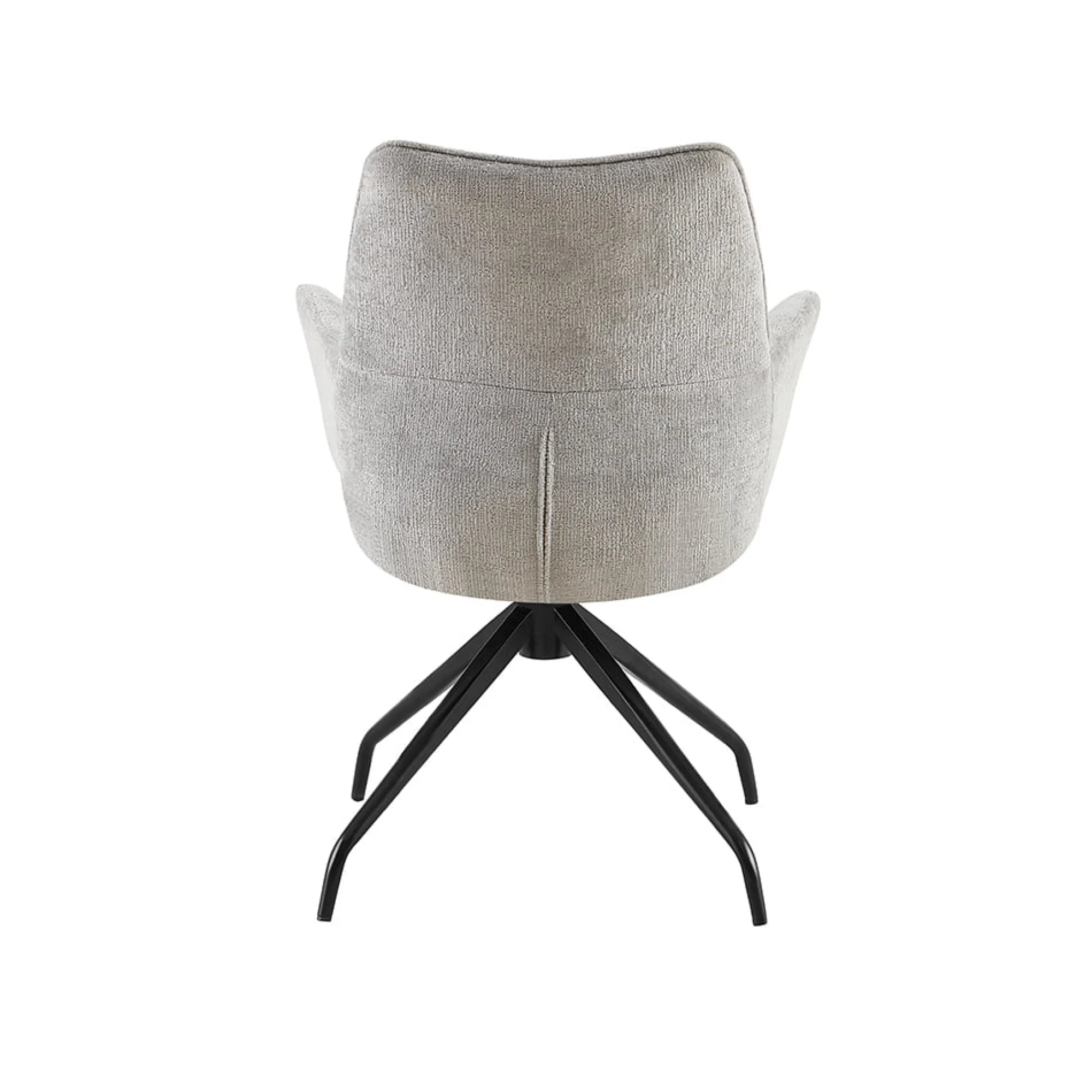 Eetkamerstoelen^Huisenthuis Armstoel Nestor Grijs – Set van 2