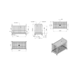 Babyledikanten^Huisenthuis Babybed Jay Groen