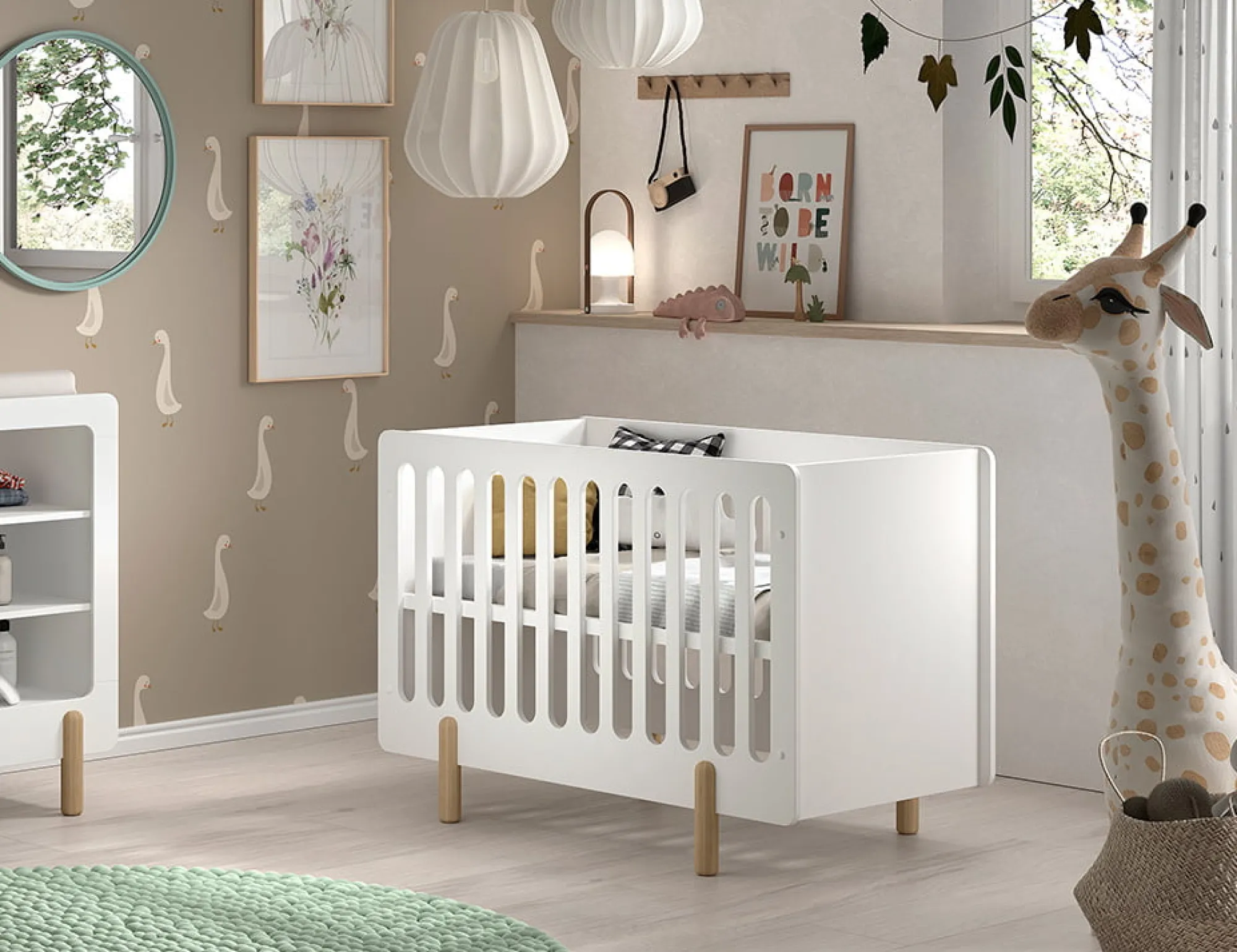 Babyledikanten^Huisenthuis Babybed Nynke Wit