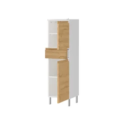 Badkamerkasten^Huisenthuis Badkamer Kolomkast Samos Eiken 120 cm