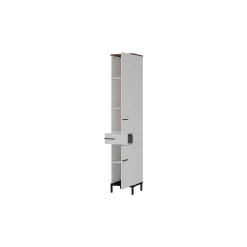 Badkamerkasten^Huisenthuis Badkamer kolomkast Serpa 190 cm Kasjmier Walnoot