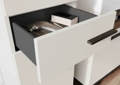 Badkamerkasten^Huisenthuis Badkamer kolomkast Serpa 123 cm Kasjmier Walnoot