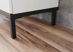 Badkamerkasten^Huisenthuis Badkamer kolomkast Serpa 123 cm Kasjmier Walnoot