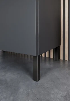 Badkamerkasten^Huisenthuis Badkamer kolomkast Zadar 120 cm Grafiet