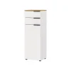 Badkamerkasten^Huisenthuis Badkamerkast Bari Wit Eiken 111 cm