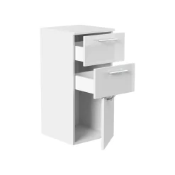 Badkamerkasten^Huisenthuis Badkamerkast Houston Hoogglans 75 cm Wit