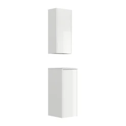 Badkamerkasten^Huisenthuis Badkamerkast Phoenix Hoogglans 71 cm – Set van 2 Wit