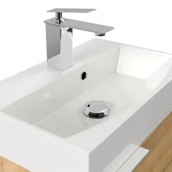 Wastafelkasten^Huisenthuis Badmeubel Annecy 50 cm Eiken