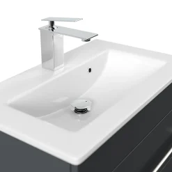 Wastafelkasten^Huisenthuis Badmeubel Austin 60 cm Grafiet