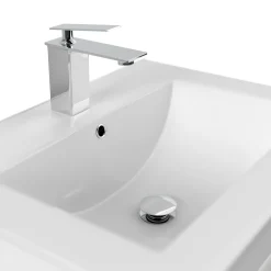 Wastafelkasten^Huisenthuis Badmeubel Bilbao Hoogglans 60 cm Wit