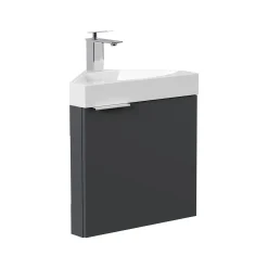 Wastafelkasten^Huisenthuis Badmeubel Como 52 cm Grafiet