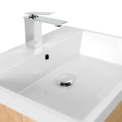 Wastafelkasten^Huisenthuis Badmeubel Dallas 70 cm Eiken