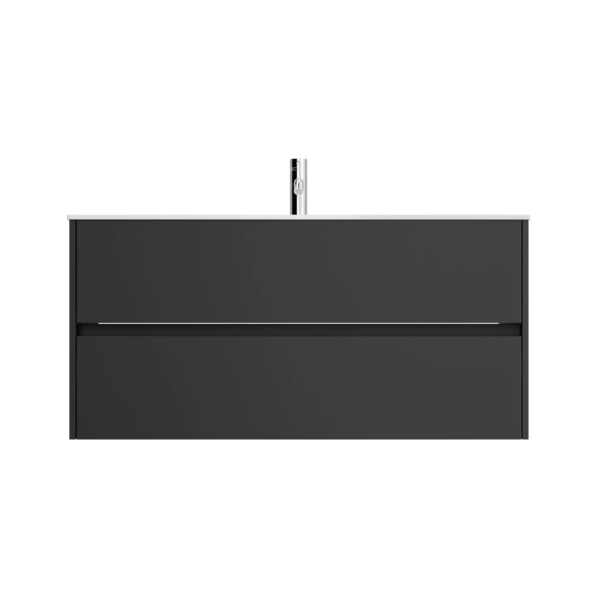 Wastafelkasten^Huisenthuis Badmeubel Phoenix Enkele Kraan 120 cm Grafiet